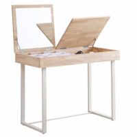 Coiffeuse en bois de chêne clair-Bois-Marron-Mathi Design