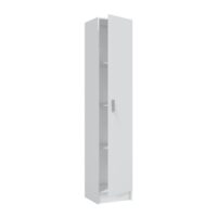 Colonne de rangement 1 porte blanc h180 cm--Blanc-duehome