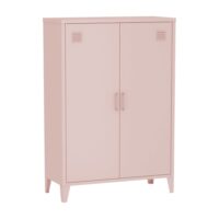 Commode/armoire en métal rose