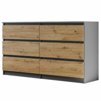 Commode avec 6 tiroirs