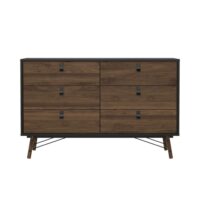 Commode avec piètement métallique l150