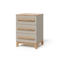 Commode avec tiroirs avec 3 tiroirs cachemire 60x88cm--Blanc-VitaliSpa®