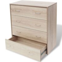 Commode beige 175 x 40 x 82 cm--Beige-Helloshop26
