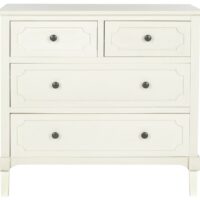 Commodes en bois mixte blanc-Bois-Beige-Safavieh