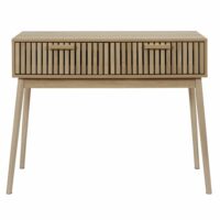 Console 2 tiroirs saulk marron--Marron-The Home Deco Factory