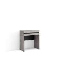 Console d´entrée effet bois ciment 70x35x75cm-Ciment-Gris-Skraut home