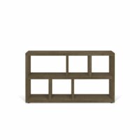 Console effet bois noyer-Bois-Marron-TEMAHOME