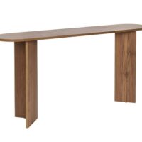 Console en bois marron clair 150 x 35 x 75 cm-Bois-Marron-Habitat & Jardin