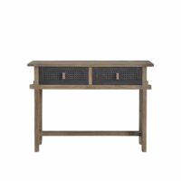 Console en pin massif recyclé-Bois de Pin-Gris-BERAH GETAH