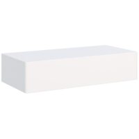 Console suspendue 1 tiroir blanc 90 cm--Blanc-Selsey