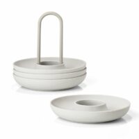 Coquetier en silicone beige gris-Silicone-Gris-Zone Denmark