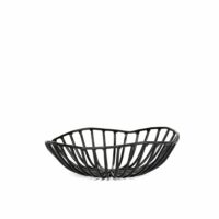 Corbeille à pain en métal noir D15cm-Métal-Noir-Serax