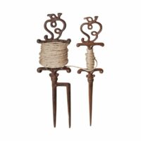 Cordeau potager fonte 25 m marron-Corde-Marron-Esschert Design