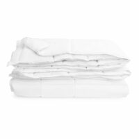 Couette 200x200 - Microfibre - 4 saisons - confort et douceur-Fibre-Blanc-Mister Sandman