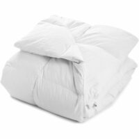 Couette microfibre made in France 500gr 140x200 cm-Fibre-Blanc-Mortreux