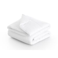 Couette polyester effet duvet 140x200 cm blanc NAF NAF 300 gr/m2--Blanc-Naf Naf
