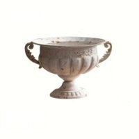 Coupe antique en magnésie fibrée blanche-Magnésie-Blanc-Mathi Design