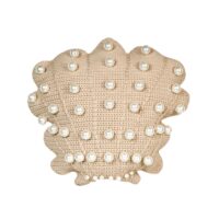 Coussin coquillage crochet - beige - intérieur-Coquillage-Beige-MX HOME