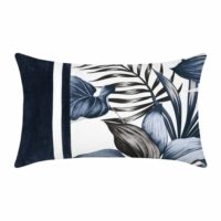 Coussin coton bleu 30x50cm-Coton-Bleu-Lovely casa