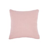Coussin coton rose 45x45x15cm-Coton-Rose-Present Time