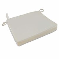 Coussin crème pour chaises et fauteuils pliants--Beige-TECK Attitude