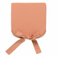 Coussin de chaise rose en coton 40x40 cm uni-Coton-Rose-Dutch Decor