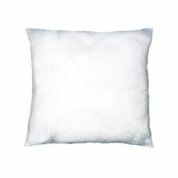 Coussin de garnissage coloris blanc polyester blanc 45x45 cm--Blanc-Home Maison