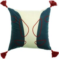Coussin déco 40x40 cm Coton Kilima-Coton-Blanc-Les Ateliers du Linge