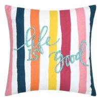 Coussin décoratif multicolore - 40x40cm - Naturel--Multicolore-Douceur d'Intérieur