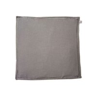 Coussin rectangulaire coton imprimé Noir-Coton-Noir-Decoclico