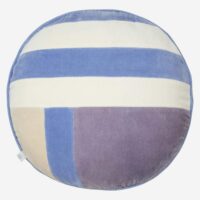 Coussin rond en velours - 40 cm - lilas-Velours-Violet-Habitat