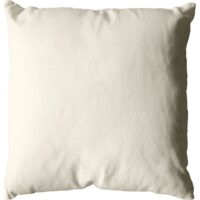 Coussin uni effet bachette déhoussable écru 60 x 60 cm--Beige-Enjoy Home
