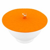 Couvercle silicone pour bol  renard silicone 0 x 0 x 19 cm-Silicone-Orange-Pylones
