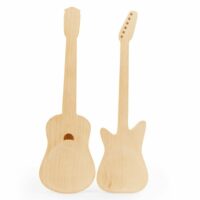 Couverts à salade guitare--Marron-Kikkerland