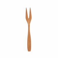 Couverts bois de teck marron 14x2x2cm-Teck-Beige-Bazar Bizar