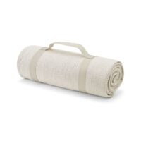 Couverture de pique-nique blanc--Beige-Livoo
