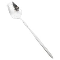 Cuillère bouton de rose en inox argenté-Inox-Argenté-Gastronoma