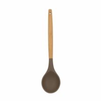 Cuillère en silicone et manche en bois-Bois-Marron-Menastyl