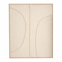 Décoration murale beige polyester h3.5xl80xl100cm--Beige-Mica Decorations