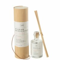 Diffuseur rond en paraffine transparent 7.9x7.9x29 cm--Beige-J-line