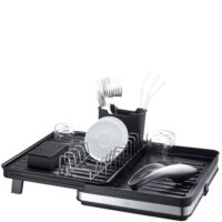 Égouttoir Pvc et Synthetique Argent 18x36x31 cm--Argenté-GEFU