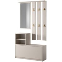 Ensemble d'entrée avec armoire à chaussures et crochets