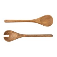 Ensemble de 2 cuillères en manguier certifié FSC-Bois de Manguier-Marron-Jamie Oliver
