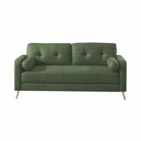 Ensemble de canapés 3+2 places en microfibre kaki - glimar-Fibre-Marron-Maison et Styles