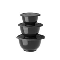 Ensemble de mini-bols à mixer édition noire--Noir-Rosti
