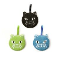 Éponges chaton - Lot de 3--Multicolore-Kikkerland