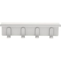 Etagère de couloir en acier thermolaqué gris clair--Gris-Zone Denmark