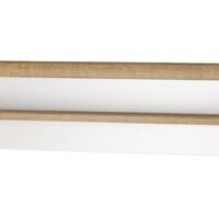Étagère effet bois Crème et Blanc-Bois-Beige-AKL FURNITURE