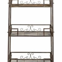 Etagère en fer brun rustique--Beige-Safavieh