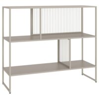 Étagère en métal taupe-Métal-Beige-Happy Garden